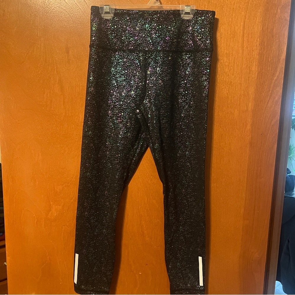 Zyia reflective Black  Leggings size 6-8